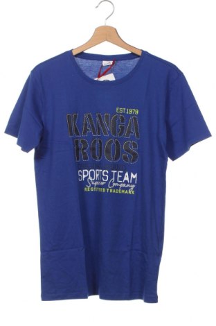 Kinder T-Shirt Kangaroos, Größe 15-18y/ 170-176 cm, Farbe Blau, Preis 7,65 €