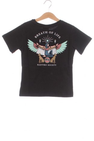 Παιδικό μπλουζάκι Kaotiko, Μέγεθος 4-5y/ 110-116 εκ., Χρώμα Μαύρο, Τιμή 17,01 €
