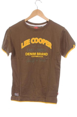 Tricou pentru copii Lee Cooper, Mărime 13-14y/ 164-168 cm, Culoare Verde, Preț 34,26 Lei
