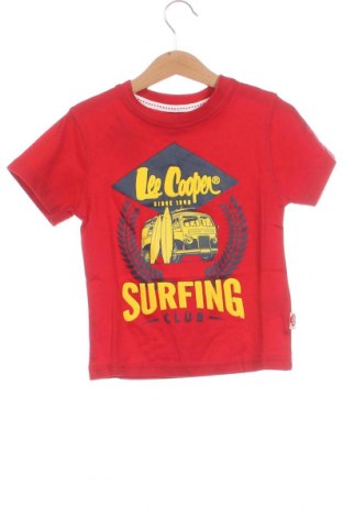 Παιδικό μπλουζάκι Lee Cooper, Μέγεθος 3-4y/ 104-110 εκ., Χρώμα Κόκκινο, Τιμή 7,19 €