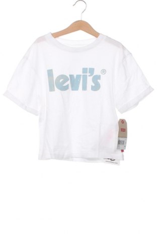 Детска тениска Levi's, Размер 7-8y/ 128-134 см, Цвят Бял, Цена 41,31 лв.