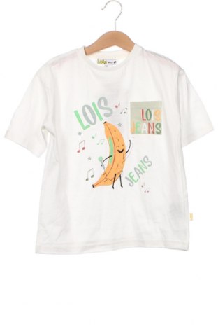 Детска тениска Lois, Размер 2-3y/ 98-104 см, Цвят Бял, Цена 27,54 лв.