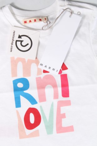 Kinder T-Shirt Marni, Größe 9-12m/ 74-80 cm, Farbe Weiß, Preis 52,61 €