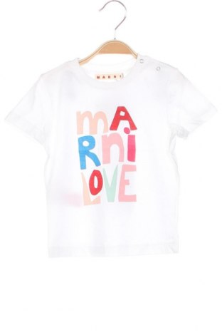 Детска тениска Marni, Размер 9-12m/ 74-80 см, Цвят Бял, Цена 102,06 лв.