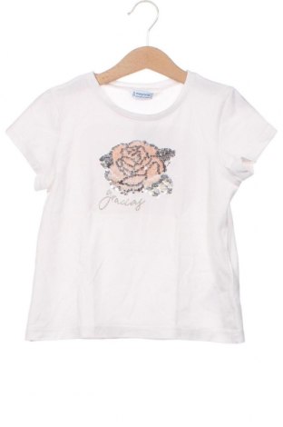 Kinder T-Shirt Mayoral, Größe 7-8y/ 128-134 cm, Farbe Weiß, Preis 4,61 €