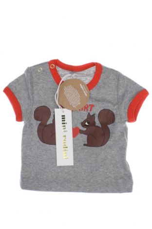 Tricou pentru copii Mini Rodini, Mărime 2-3m/ 56-62 cm, Culoare Gri, Preț 25,97 Lei