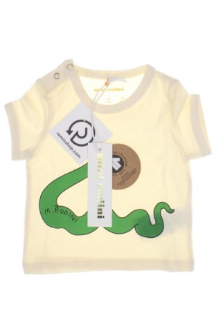 Tricou pentru copii Mini Rodini, Mărime 2-3m/ 56-62 cm, Culoare Ecru, Preț 28,45 Lei