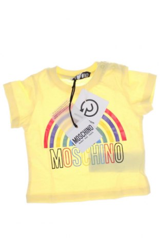 Tricou pentru copii Moschino, Mărime 3-6m/ 62-68 cm, Culoare Galben, Preț 135,34 Lei