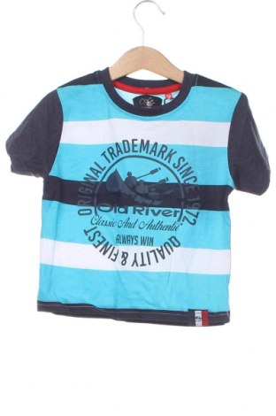 Kinder T-Shirt Old River, Größe 4-5y/ 110-116 cm, Farbe Blau, Preis 13,41 €