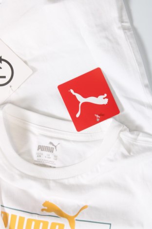 Kinder T-Shirt PUMA, Größe 9-10y/ 140-146 cm, Farbe Weiß, Preis 21,47 €