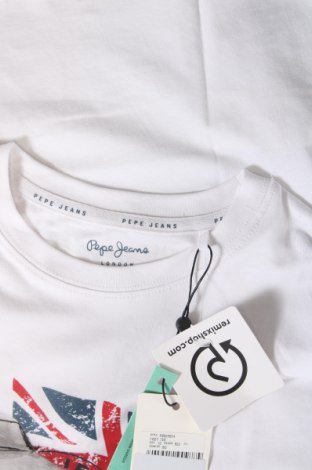 Kinder T-Shirt Pepe Jeans, Größe 9-10y/ 140-146 cm, Farbe Weiß, Preis 21,82 €