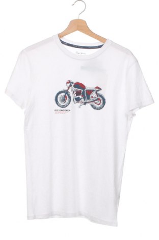 Tricou pentru copii Pepe Jeans, Mărime 15-18y/ 170-176 cm, Culoare Alb, Preț 80,53 Lei