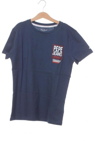 Детска тениска Pepe Jeans, Размер 13-14y/ 164-168 см, Цвят Син, Цена 30,60 лв.
