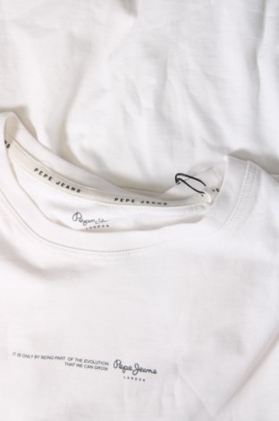 Детска тениска Pepe Jeans, Размер 15-18y/ 170-176 см, Цвят Бял, Цена 51,00 лв.
