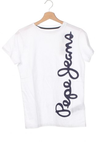 Детска тениска Pepe Jeans, Размер 13-14y/ 164-168 см, Цвят Бял, Цена 21,60 лв.