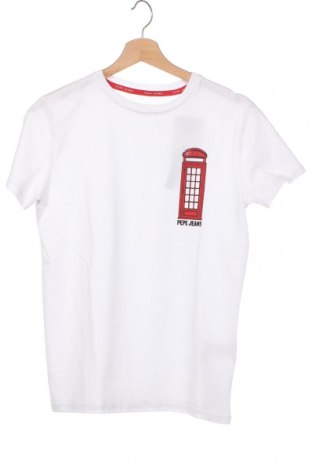 Kinder T-Shirt Pepe Jeans, Größe 13-14y/ 164-168 cm, Farbe Weiß, Preis € 15,77