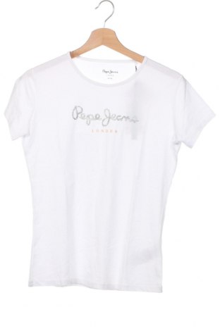 Tricou pentru copii Pepe Jeans, Mărime 15-18y/ 170-176 cm, Culoare Alb, Preț 80,53 Lei