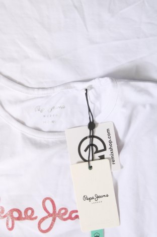 Tricou pentru copii Pepe Jeans, Mărime 13-14y/ 164-168 cm, Culoare Alb, Preț 134,21 Lei