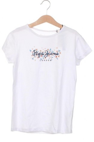 Kinder T-Shirt Pepe Jeans, Größe 9-10y/ 140-146 cm, Farbe Weiß, Preis 22,35 €