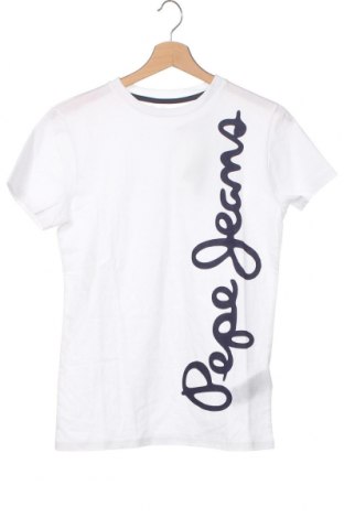 Kinder T-Shirt Pepe Jeans, Größe 13-14y/ 164-168 cm, Farbe Weiß, Preis 26,29 €