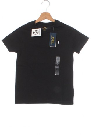 Dziecięcy T-shirt Polo By Ralph Lauren, Rozmiar 7-8y/ 128-134 cm, Kolor Czarny, Cena 128,32 zł
