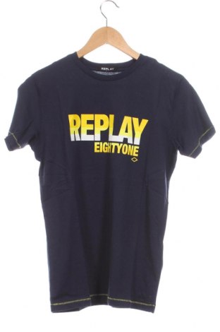 Detské tričko Replay, Veľkosť 15-18y/ 170-176 cm, Farba Modrá, Cena  18,25 €