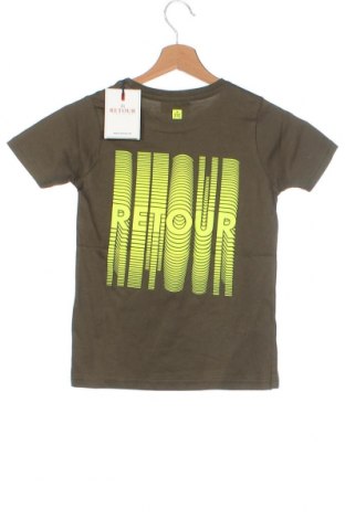 Tricou pentru copii Retour Jeans, Mărime 7-8y/ 128-134 cm, Culoare Verde, Preț 81,58 Lei