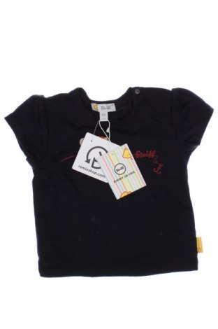Детска тениска Steiff, Размер 2-3m/ 56-62 см, Цвят Черен, Цена 8,93 лв.