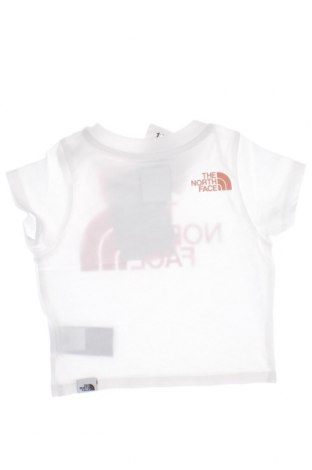 Детска тениска The North Face, Размер 2-3m/ 56-62 см, Цвят Бял, Цена 64,00 лв.