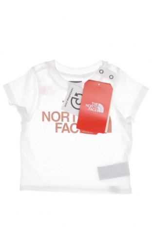 Детска тениска The North Face, Размер 1-2m/ 50-56 см, Цвят Бял, Цена 13,11 лв.