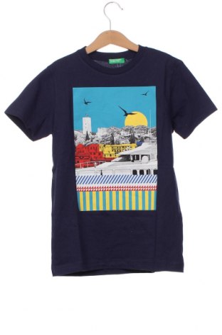 Παιδικό μπλουζάκι United Colors Of Benetton, Μέγεθος 8-9y/ 134-140 εκ., Χρώμα Μπλέ, Τιμή 17,01 €