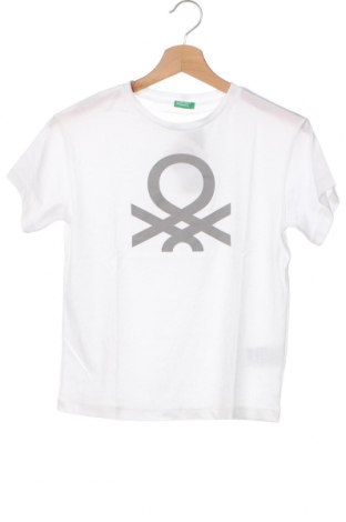 Dziecięcy T-shirt United Colors Of Benetton, Rozmiar 8-9y/ 134-140 cm, Kolor Biały, Cena 87,96 zł