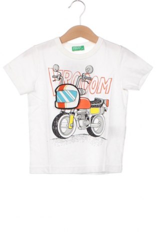Tricou pentru copii United Colors Of Benetton, Mărime 12-18m/ 80-86 cm, Culoare Alb, Preț 86,84 Lei