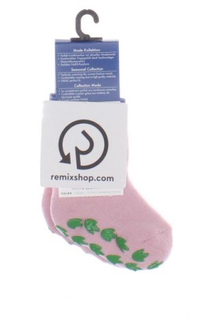 Детски чорапи Falke, Размер 3-6m/ 62-68 см, Цвят Розов, Цена 24,00 лв.