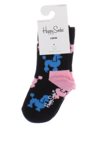 Παιδικές κάλτσες Happy Socks, Μέγεθος 6-9m/ 68-74 εκ., Χρώμα Μαύρο, Τιμή 8,97 €