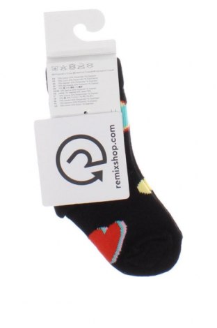 Kinder Socken Happy Socks, Größe 6-9m/ 68-74 cm, Farbe Schwarz, Preis 8,52 €