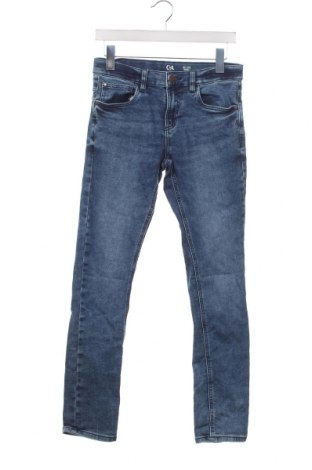 Dětské džíny  C&A, Velikost 13-14y/ 164-168 cm, Barva Modrá, Cena  163,00 Kč