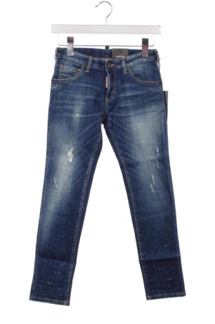 Dziecięce jeansy Dsquared2, Rozmiar 9-10y/ 140-146 cm, Kolor Niebieski, Cena 1 300,37 zł