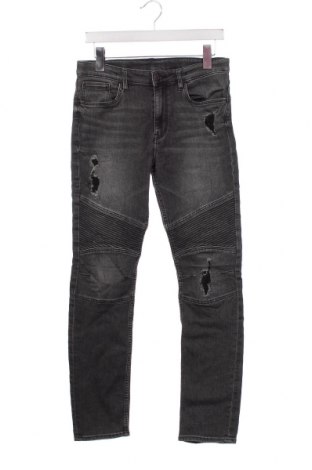 Dziecięce jeansy H&M, Rozmiar 15-18y/ 170-176 cm, Kolor Szary, Cena 35,82 zł