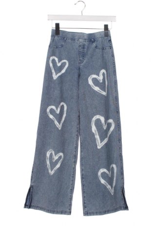 Dziecięce jeansy H&M, Rozmiar 11-12y/ 152-158 cm, Kolor Niebieski, Cena 46,06 zł