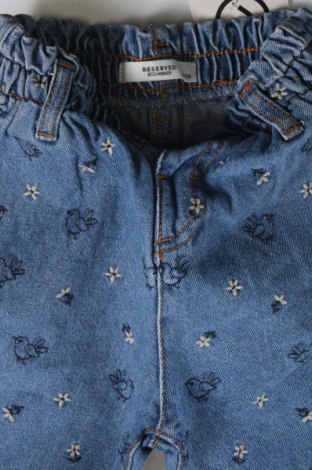 Dětské džíny  Reserved, Velikost 18-24m/ 86-98 cm, Barva Modrá, Cena  231,00 Kč