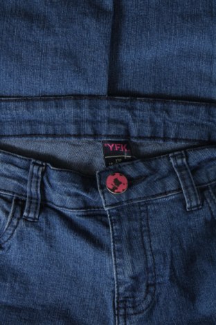 Dziecięce jeansy Y.F.K., Rozmiar 14-15y/ 168-170 cm, Kolor Niebieski, Cena 30,71 zł