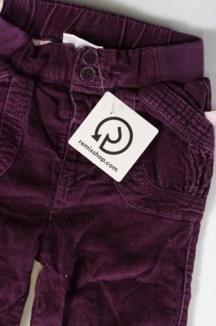 Pantaloni de catifea reiată, pentru copii, Mărime 12-18m/ 80-86 cm, Culoare Mov, Preț 24,69 Lei