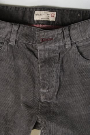 Παιδικό κοτλέ παντελόνι Zara, Μέγεθος 9-10y/ 140-146 εκ., Χρώμα Γκρί, Τιμή 8,30 €