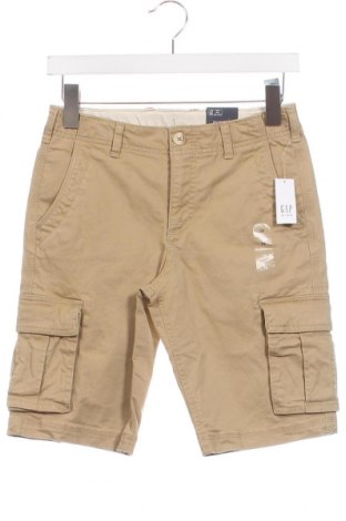 Детски къс панталон Gap Kids, Размер 13-14y/ 164-168 см, Цвят Бежов, Цена 18,80 лв.