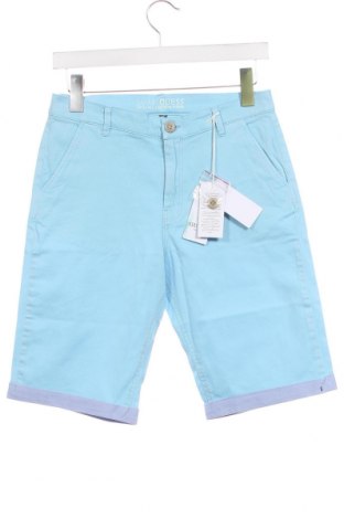 Pantaloni scurți pentru copii Guess, Mărime 15-18y/ 170-176 cm, Culoare Albastru, Preț 94,50 Lei