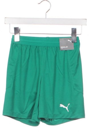 Παιδικό κοντό παντελόνι PUMA, Μέγεθος 9-10y/ 140-146 εκ., Χρώμα Πράσινο, Τιμή 18,14 €