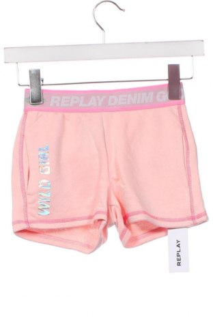 Детски къс панталон Replay, Размер 7-8y/ 128-134 см, Цвят Розов, Цена 27,93 лв.