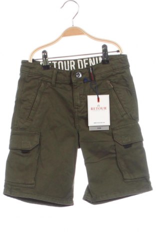 Детски къс панталон Retour Jeans, Размер 9-10y/ 140-146 см, Цвят Зелен, Цена 28,05 лв.