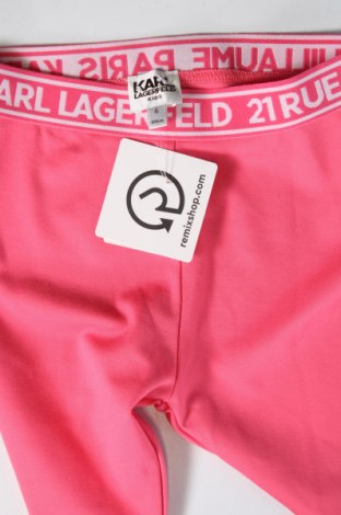 Dětské legíny  Karl Lagerfeld, Velikost 4-5y/ 110-116 cm, Barva Růžová, Cena  658,00 Kč